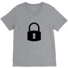 padlock V-Neck Tee