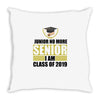 i'm a senior. Throw Pillow