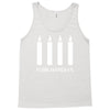 fork handles  four candles   funny Tank Top