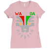 redesignsideas for the flag of wakanda Ladies Fitted T-Shirt
