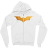 Batman Gold Logo Zipper Hoodie