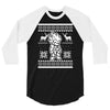 christmas saiyan prince 3/4 Sleeve Shirt
