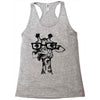 nerd giraffe Racerback Tank