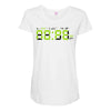nope o clock Maternity Scoop Neck T-shirt