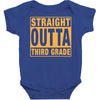 straight outta third grade Baby Bodysuit