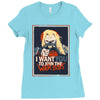 yo joe Ladies Fitted T-Shirt