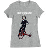 saw trike play a game horror bike Ladies Fitted T-Shirt