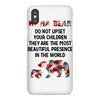 mama bear message iPhoneX Case