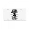 Best Friend Pug License Plate
