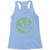 cannabis finger printing Racerback Tank
