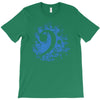bass clef in blue T-Shirt