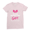 I'm Your Mother's Day Gift Dad Says You're Welcome Baby Girl Ladies Fitted T-Shirt