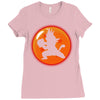 Kid Goku Kamehameha 4 Star Ladies Fitted T-Shirt