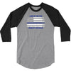 Land Of The Free, Home Of The Brave 3/4 Sleeve Shirt