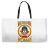 smart strong sensual woman Weekender Totes