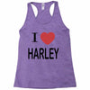 i love harley Racerback Tank