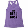 The Boss - The Real Boss Racerback Tank