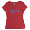 don't blame me i voted for thanos Women's Triblend Scoop T-shirt