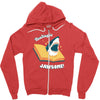 reading is jawsome Zipper Hoodie