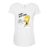 Homer Simpson Maternity Scoop Neck T-shirt