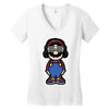mario Women's V-Neck T-Shirt