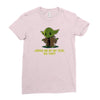 size matters not Ladies Fitted T-Shirt