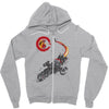 a leaf on the wind Zipper Hoodie