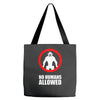 no humans allowed district 9 Tote Bags