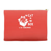 the cat in the box Accessory Pouches