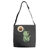 zombie cat Adjustable Strap Totes