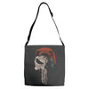 punished by the law Adjustable Strap Totes