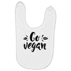 go vegan 2 Baby Bibs