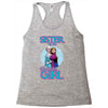 sister of the birthday girl Racerback Tank