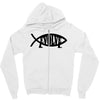 evolve t shirt small funny evolution science atheist darwin atheism fi Zipper Hoodie