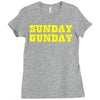 sunday gunday Ladies Fitted T-Shirt