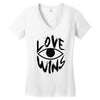 love wins Women's V-Neck T-Shirt