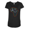 african black panther Maternity Scoop Neck T-shirt