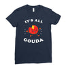 it's all gouda Ladies Fitted T-Shirt