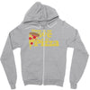 there is no we in pizza Zipper Hoodie