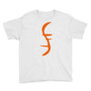 helix of heroes funny retro sci fi superhero symbol cool logo Youth Tee