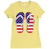 paire de tongues am&eacute;ricaine Ladies Fitted T-Shirt