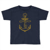 anchored faith Toddler T-shirt