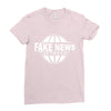 fake news Ladies Fitted T-Shirt