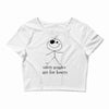 safety goggles Crop Top