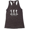 ho ho ho merry christmas Racerback Tank