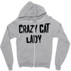 crazy cat lady Zipper Hoodie