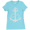 anchors aweigh Ladies Fitted T-Shirt