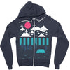 camp line Zipper Hoodie