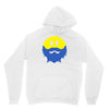 bearded smiley face Hoodie