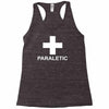 paraletic funny printed green top drinking booze party drunk Racerback Tank